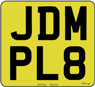 0fcf2559e2cd9868f7a07da0026e1af4 rear image | JDM Plates | 4th May 2024