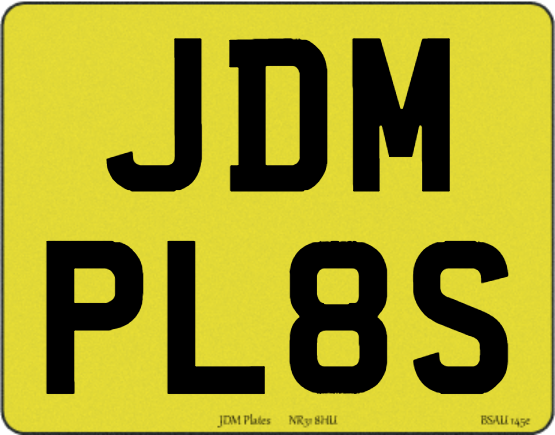 1396731e66881287361acf133ed6248f rear image | JDM Plates | 3rd December 2023