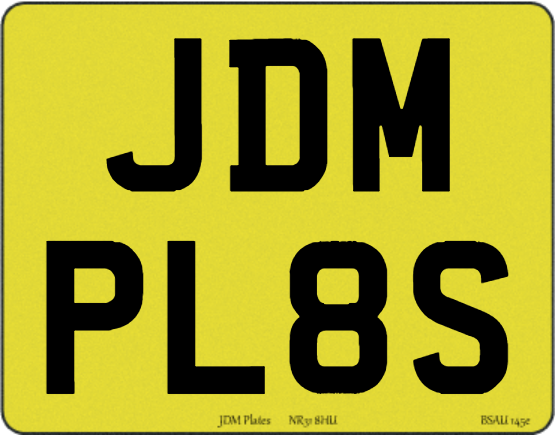 1396731e66881287361acf133ed6248f rear image | JDM Plates | 23rd April 2024