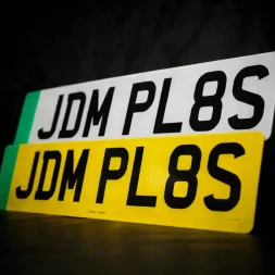 eV metatek printed number plates