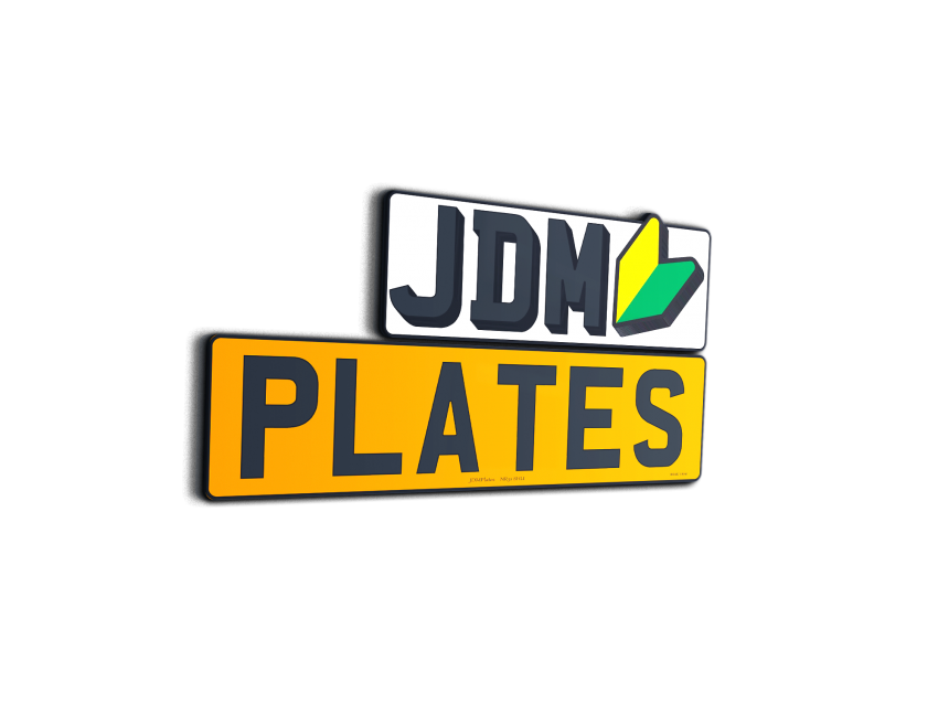 Number Plate Styles Variations Gel 4D Printed Number Plates