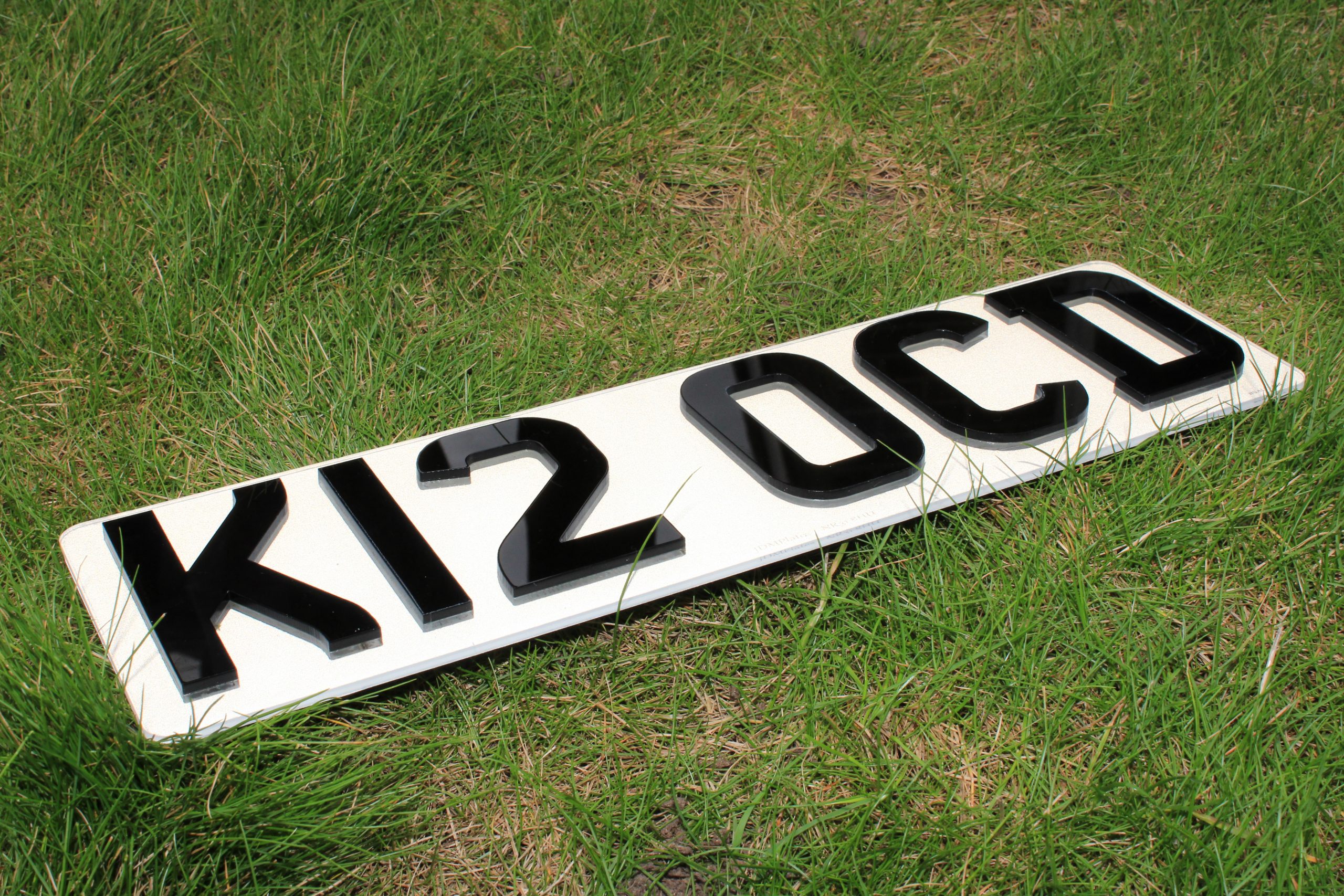 Premium 4D Number Plates Best Acrylic Number Plates Maker