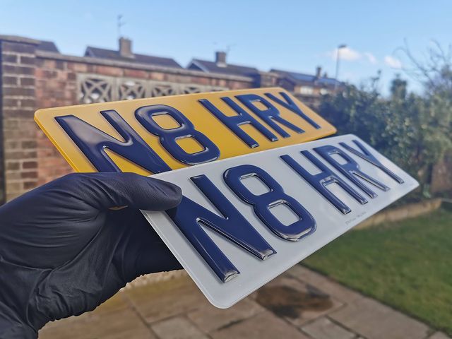 Small Gel Number Plates | JDM Plates | 3rd December 2023