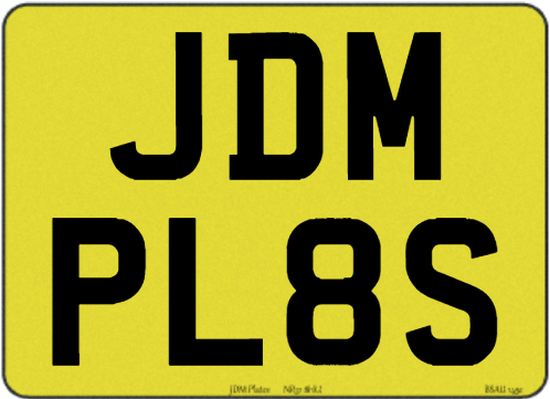 2c3a0c4f90ef3d61b8438d177d7da3fe rear image | JDM Plates | 4th May 2024