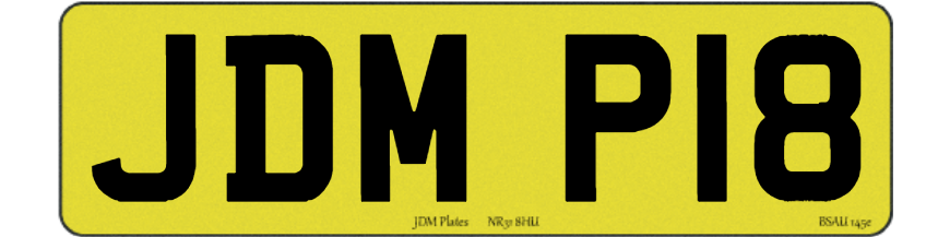 38568b7c320b592e41dd2bfd438e75e0 rear image | JDM Plates | 4th May 2024