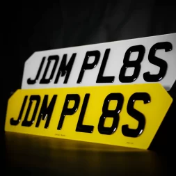 3D Gel Hex1 Number Plate Standard UK Size | JDM Plates | 28th February 2024