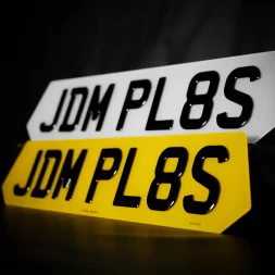 3D Gel Hex2 Number Plate Standard UK Size | JDM Plates | 17th May 2024