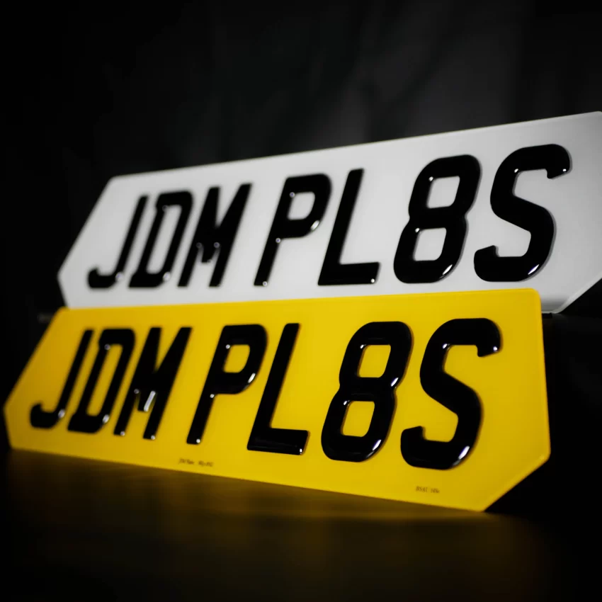 3D Gel Hex2 Number Plate Standard UK Size scaled | JDM Plates | 3rd December 2023