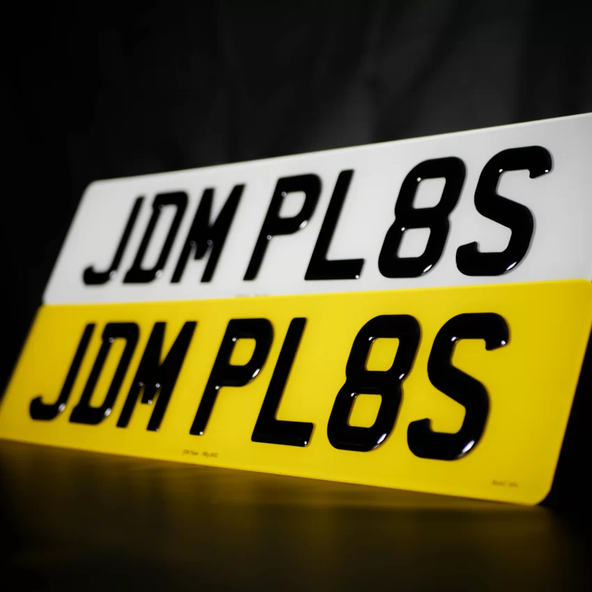 3D Gel Number Plate Standard UK Size scaled | JDM Plates | 23rd April 2024