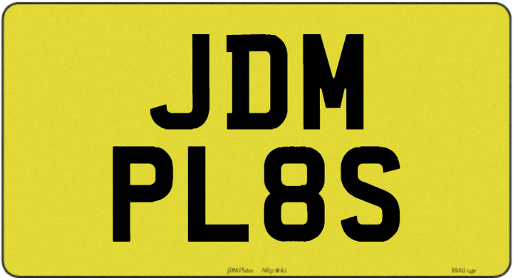 4908d3c6bea5df8bd259754ee747acc6 rear image | JDM Plates | 3rd December 2023