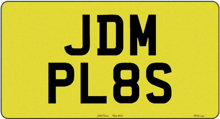 4908d3c6bea5df8bd259754ee747acc6 rear image | JDM Plates | 4th May 2024