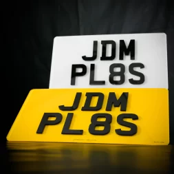 4D 3mm Number Plate Import Size | JDM Plates | 23rd April 2024