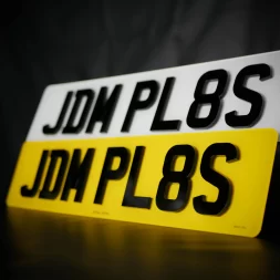 4D 5mm Number Plate Standard UK Size | JDM Plates | 15th April 2024