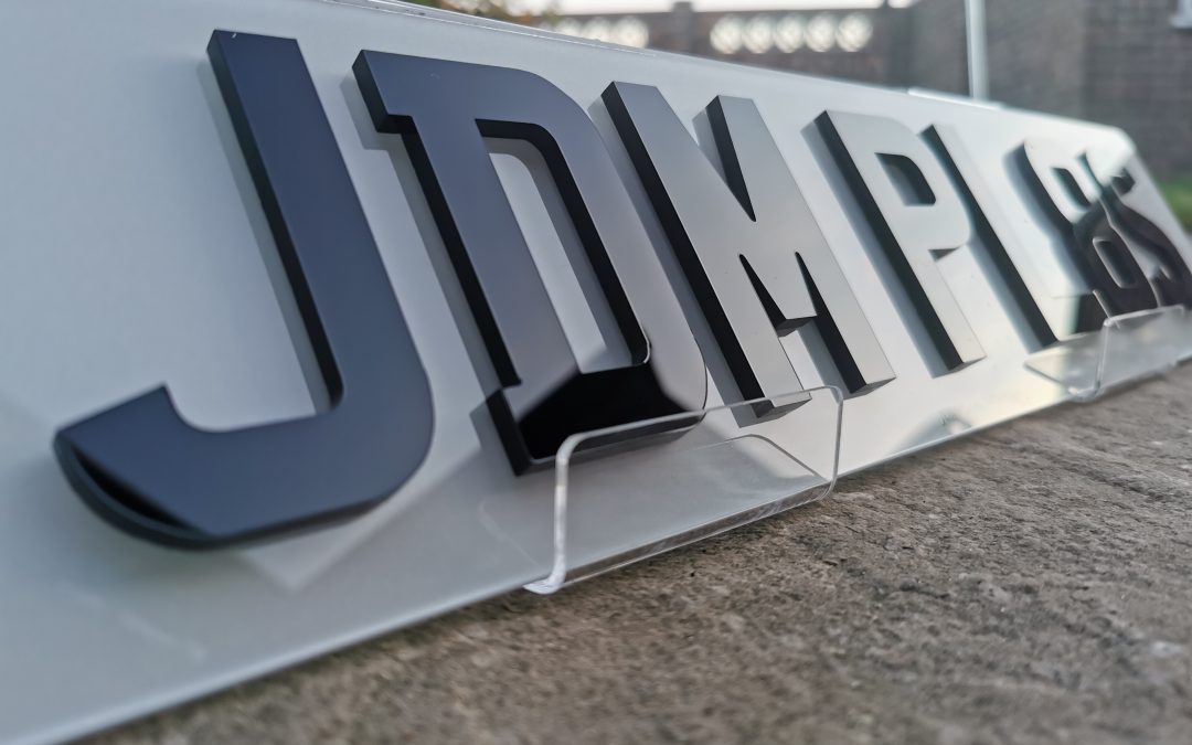 4D 5mm Text Style | JDM Plates | 9th August 2022 4D Number Plates Norwich | JDM Plates