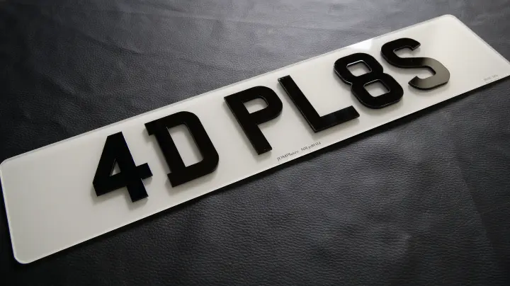 4D Number Plates