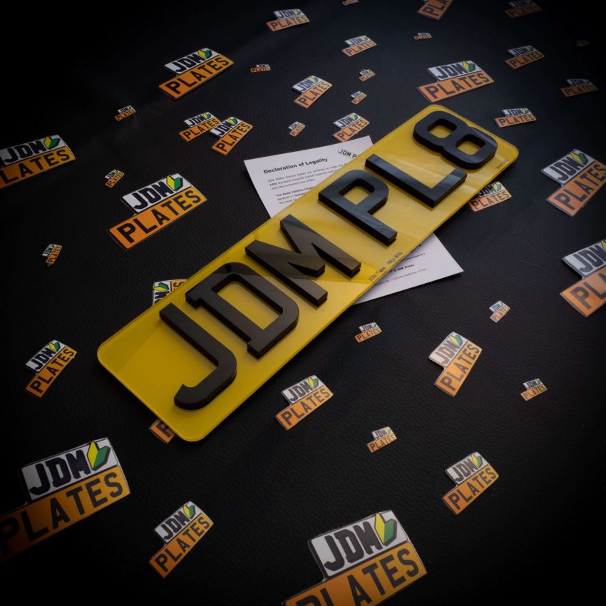 4D Import Number Plate 6 Characters Rear Oblong 2 1 scaled | JDM Plates | 10th August 2022