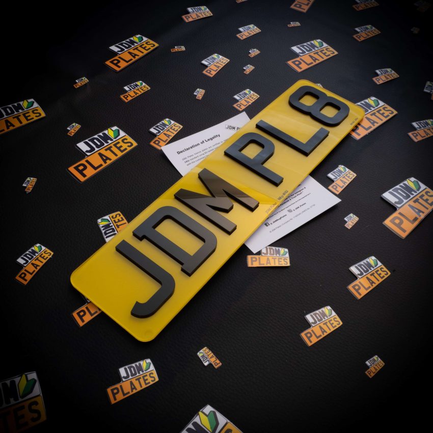 4D Import Number Plate 6 Characters Rear Oblong 2 scaled | JDM Plates | 9th August 2022