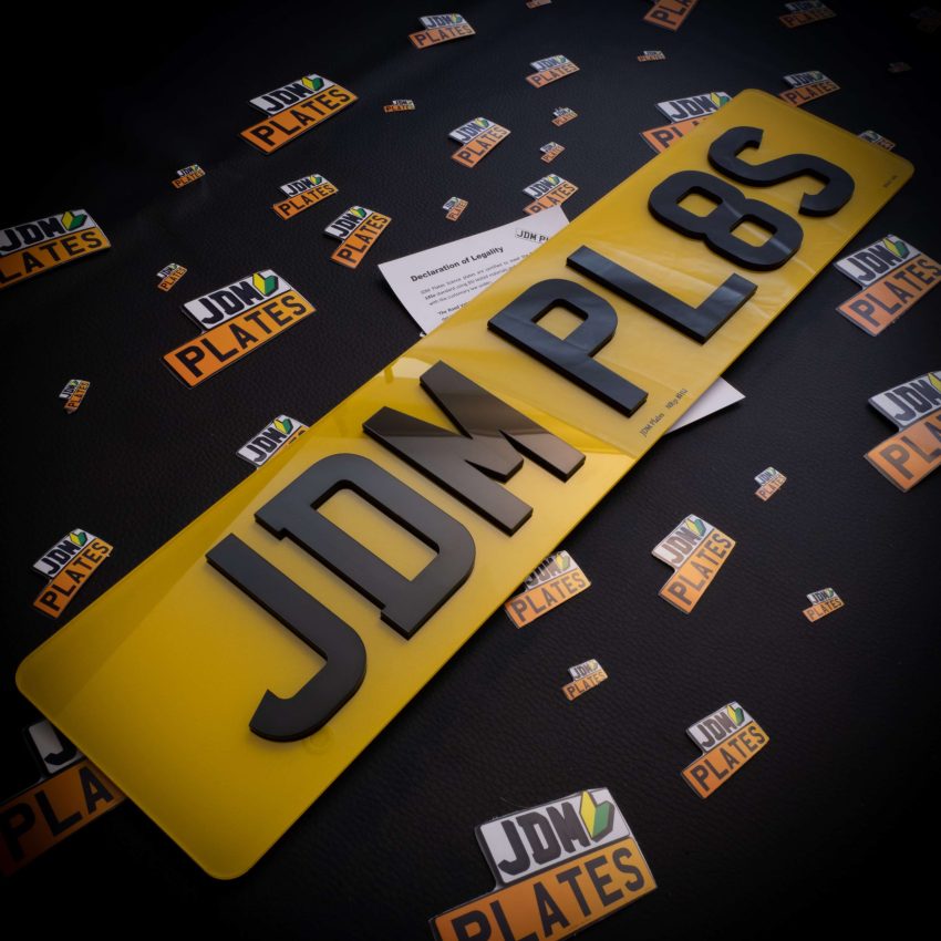 4D Number Plate Standard Rear Oblong 1 1 scaled | JDM Plates | 9th August 2022