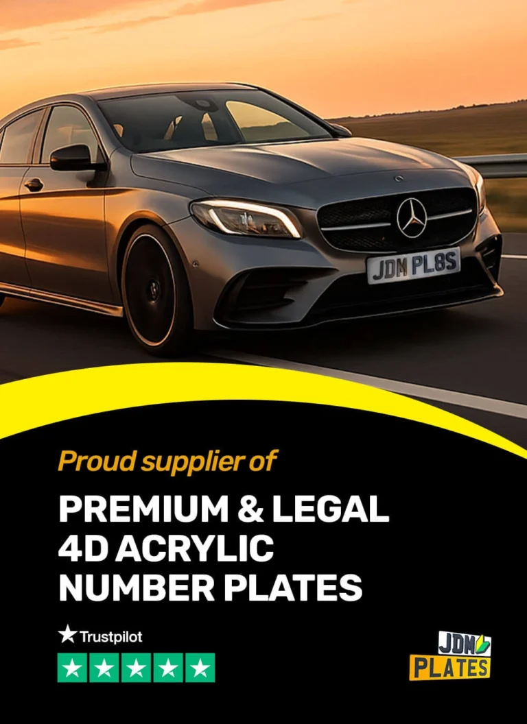 4D number plates mobile banner