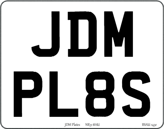 71fe4ab390c45abde816e82a11edbaed front image | JDM Plates | 4th May 2024