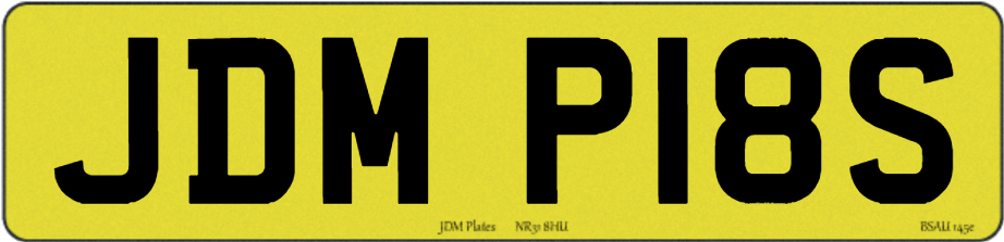 72f88348ca5fab15d2b5cf60eafeedcc rear image | JDM Plates | 3rd December 2023