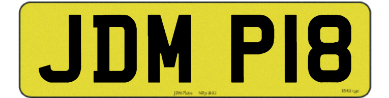 96685152217912461f9904a584318d62 rear image | JDM Plates | 23rd April 2024