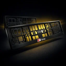 Audi SLine Number Plate Holders