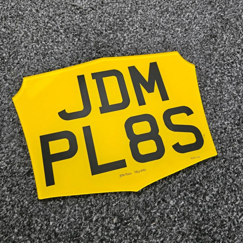 Cruiser v1 7 character motorcycle number plate