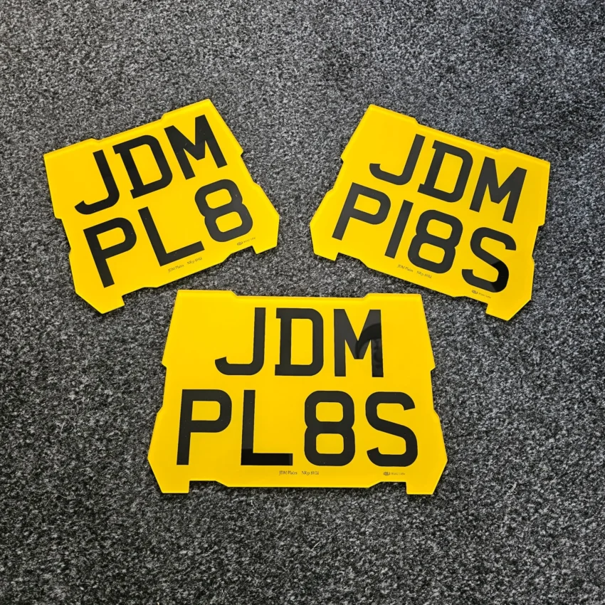 CyberPunk v1 Motorcycle Number Plates