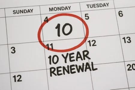 DVLA retention certificate renewal reminder calendar