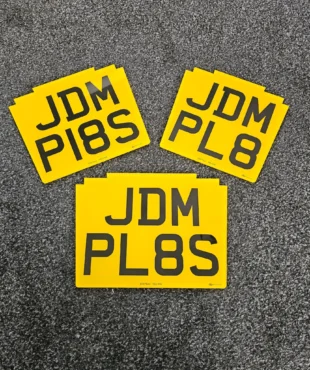 Deco v1 Motorcycle Number Plates
