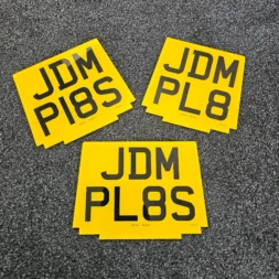 Deco v2 Motorcycle Number Plates