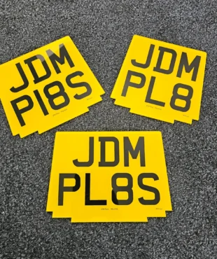 Deco v2 Motorcycle Number Plates