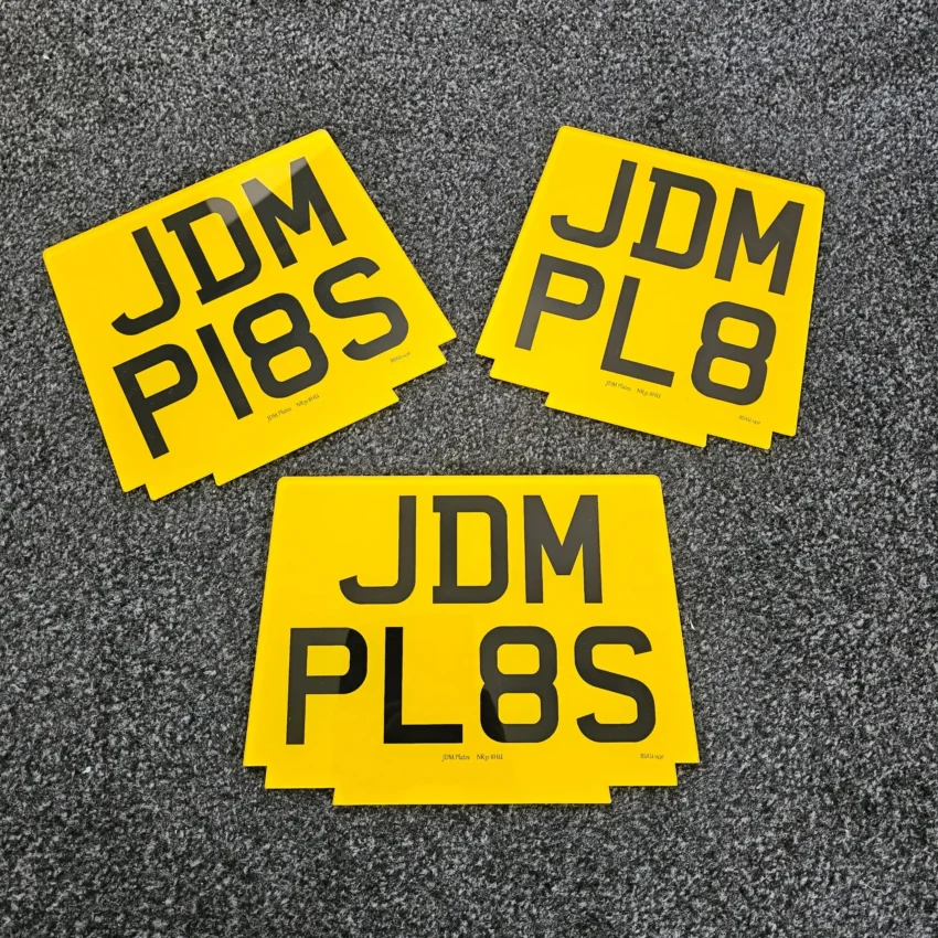 Deco v2 Motorcycle Number Plates