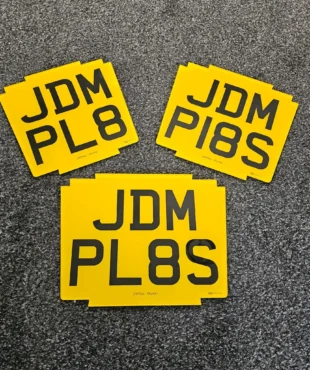 Deco v3 Motorcycle Number Plates
