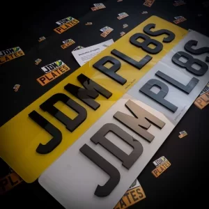 How are 4D Number Plates made by JDM Plates