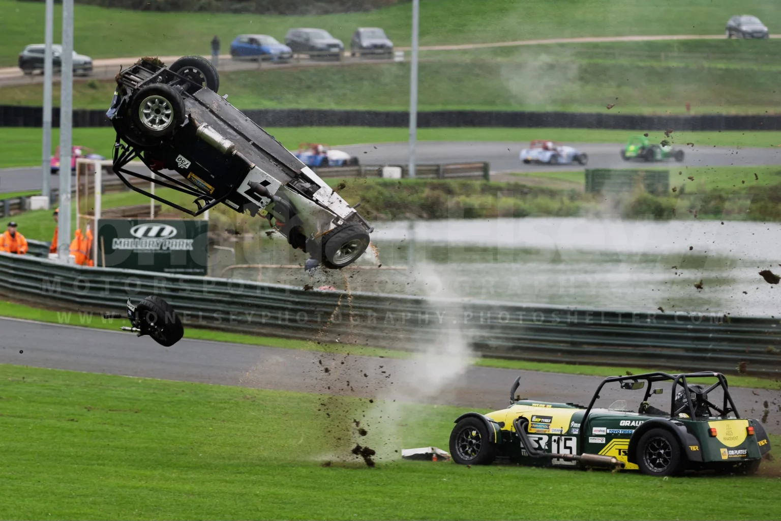 JDM Plates Ma7da Championship Mallory Park Accident