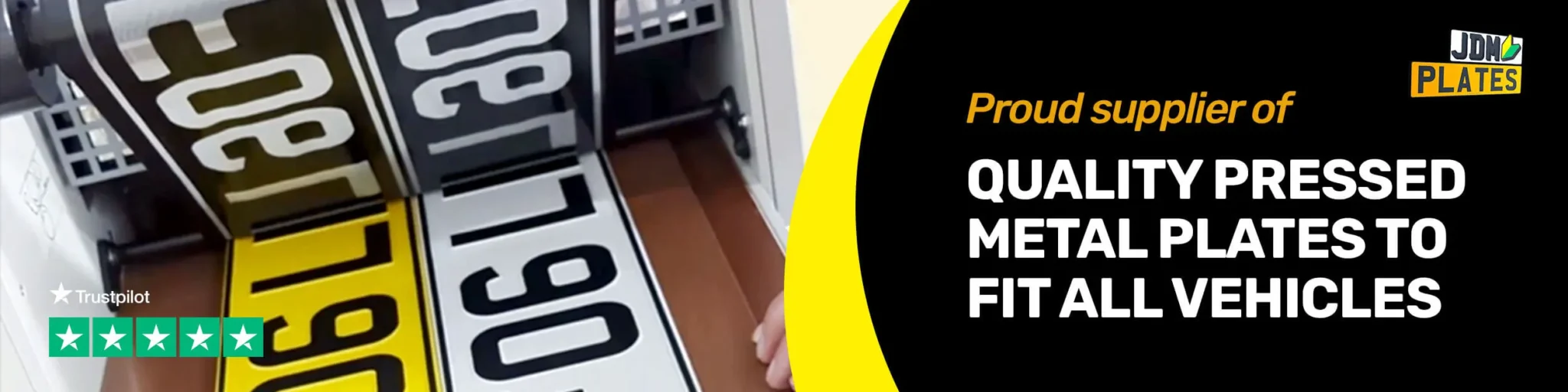 Metal Number Plates Banner Desktop