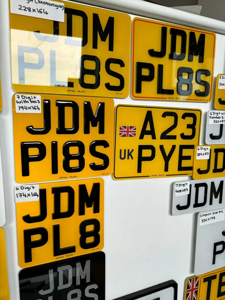 Motorcycle Number Plates 2 | JDM Plates | 24th August 2025