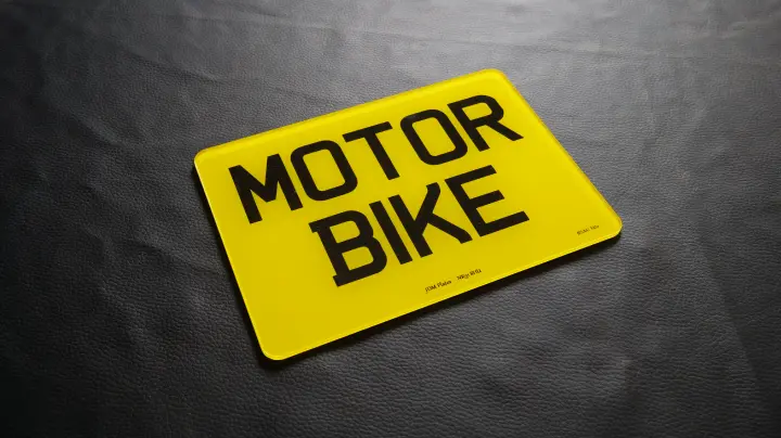 Motorcycle Number Plates