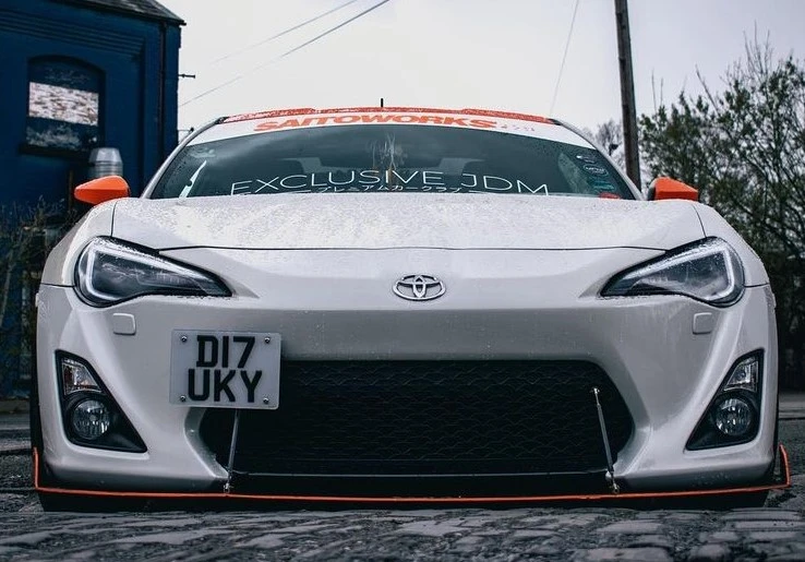 Number Plate Sizing Guide Car Example JDM Plates | JDM Plates | 9th August 2022 Number Plate Sizing Guide