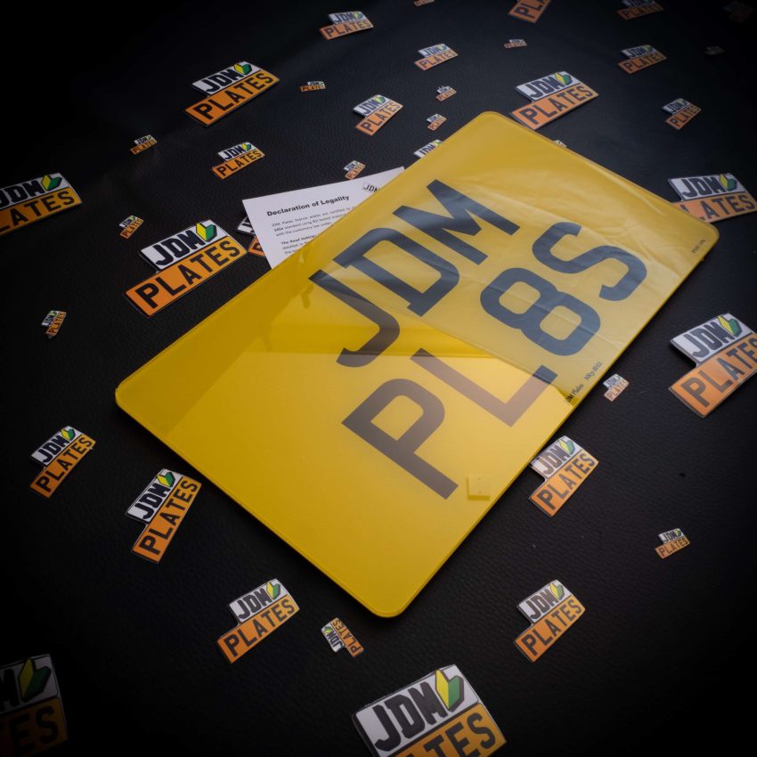 Printed Import Number Plate 13x7 Rear 1 scaled | JDM Plates | 9th August 2022