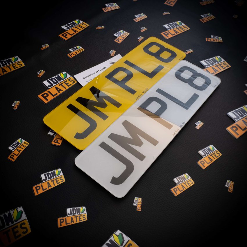 Printed Import Number Plate 5 Characters Both Oblong 2 scaled | JDM Plates | 9th August 2022