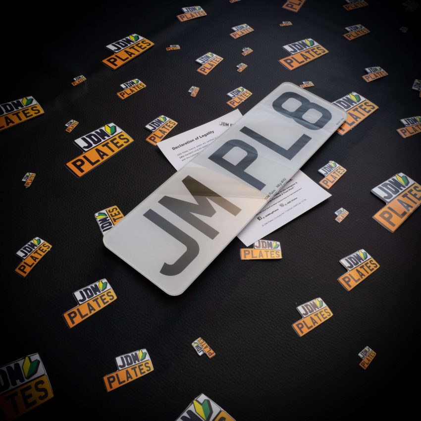 Printed Import Number Plate 5 Characters Front Oblong 2 scaled | JDM Plates | 9th August 2022