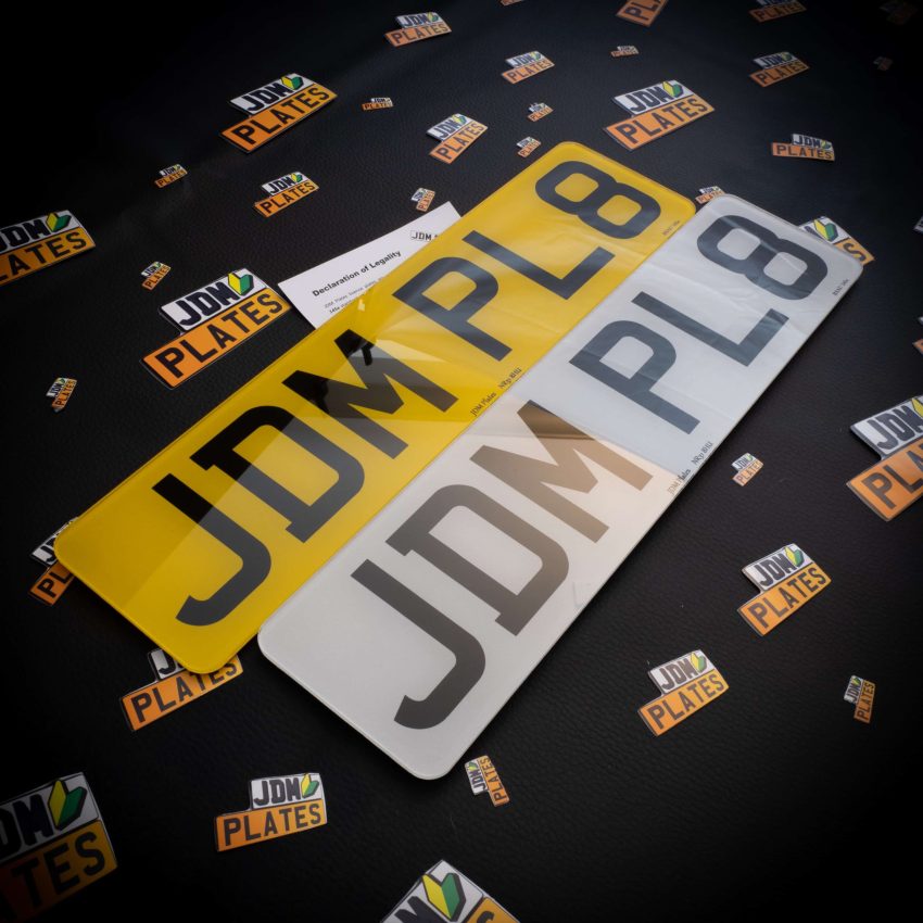 Printed Import Number Plate 6 Characters Both Oblong 2 scaled | JDM Plates | 9th August 2022