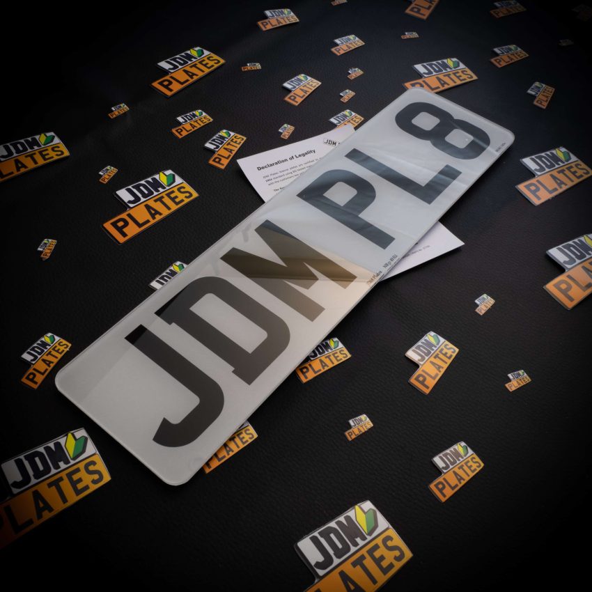 Printed Number Plate 6 Characters Front Oblong 2 scaled | JDM Plates | 3rd December 2023
