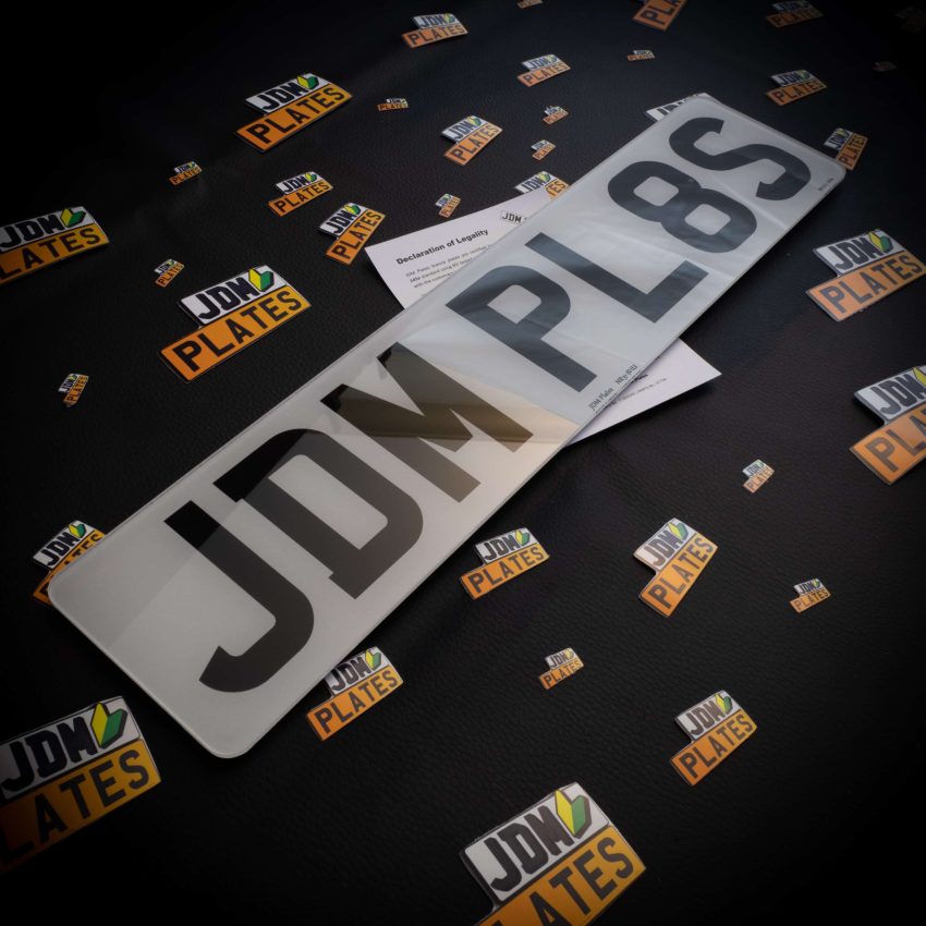 Printed Number Plate 7 Characters Front Oblong 2 scaled | JDM Plates | 3rd December 2023