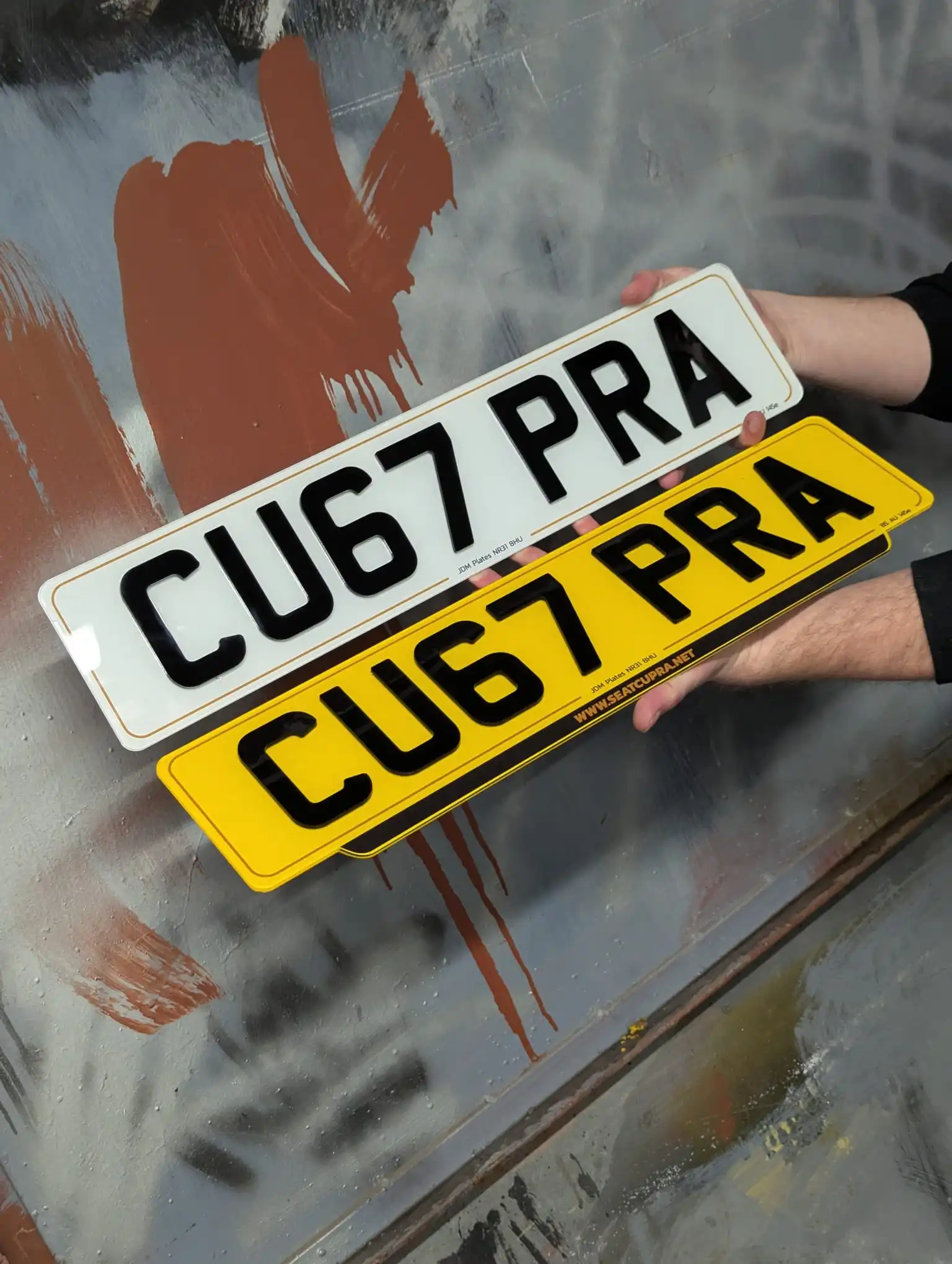SeatCupra.net branded business plates | JDM Plates | 12th March 2026 SeatCupra.net branded business plates