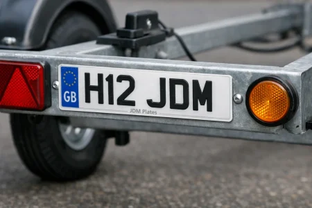 Smallest legal trailer number plate fitted to compact trailer frame | JDM Plates | 3rd February 2026 Smallest legal trailer number plate fitted to compact trailer frame