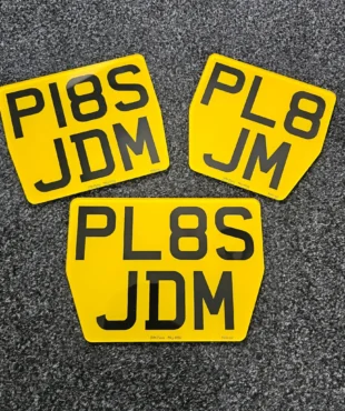 Taper v1 Motorcycle Number Plates